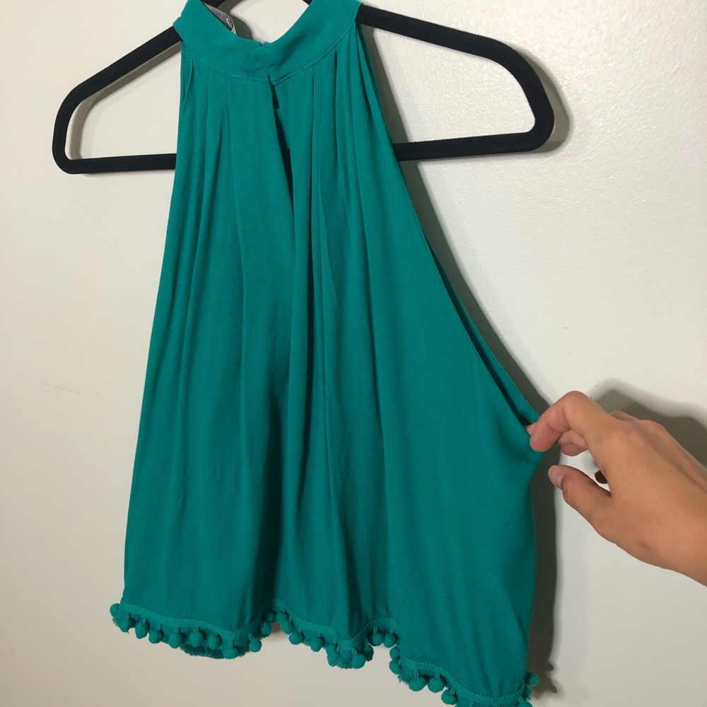 Lovers + Friends Botanic Pom Pom Crop Tank